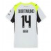 Borussia Dortmund Maximilian Beier #14 Bortedrakt Dame 2025-26 Korte ermer